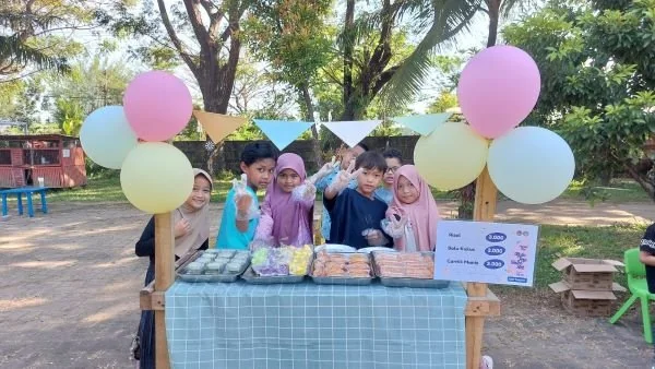 Kegiatan Market Day Sekolah Alam Bosowa. (Dok: Ist)