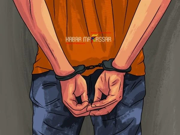 Ilustrasi Penangkapan (Dok : KabarMakassar).