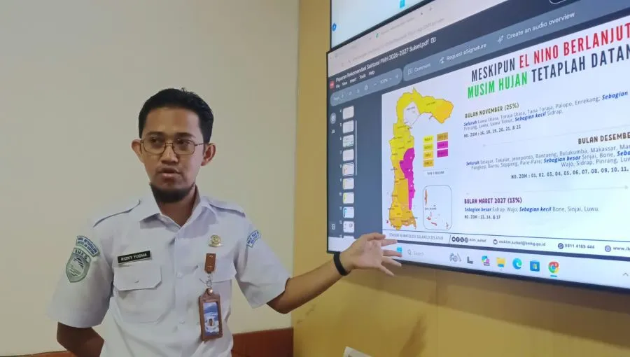 Ketua Tim Meteorologi Makassar, Rizki Yuda (Dok: Sinta KabarMakassar)