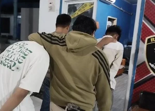 Dua remaja diamankan Polres Gowa. (Dok: Ist)