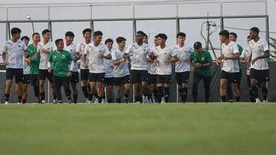 Ilustrasi latihan Timnas Indonesia U-20. (ANTARA FOTO/Aditya Pradana Putra)