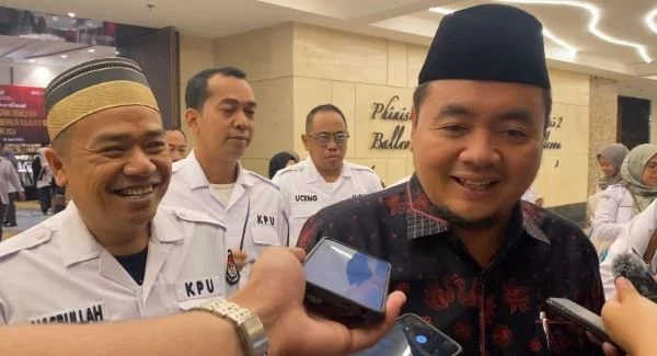 Ketua KPU RI, Mochammad Afifuddin saat menghadiri kegiatan di KPU Sulsel, di Kota Makassar (Dok: Atri KabarMakassar).
