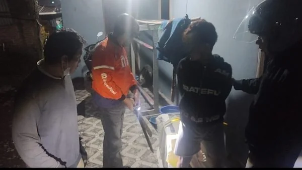 Unit Resmob Polsek Rappocini Polrestabes Makassar Menangkap Dua Anggota Geng Motor (Dok: Ist).