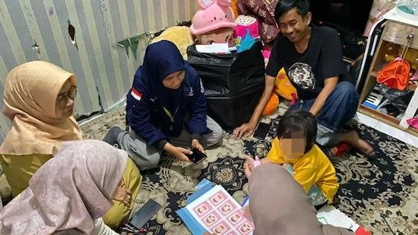 Suasana Pendampingan DP3A Kota Makassar Terhadap Bilqis (Dok: Ist).