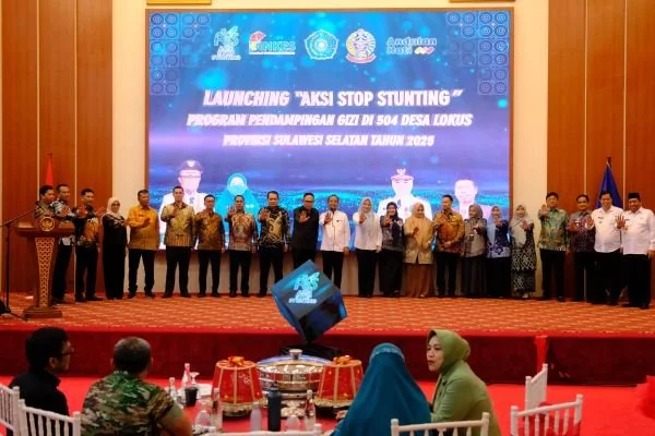 Launching Aksi Stop Stunting Sulsel (Dok : Ist).