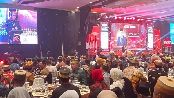 Ketua Panitia PSBM XXVI, Ibnu Munzir saat Menyampaikan Laporan (Dok: Sinta KabarMakassar).