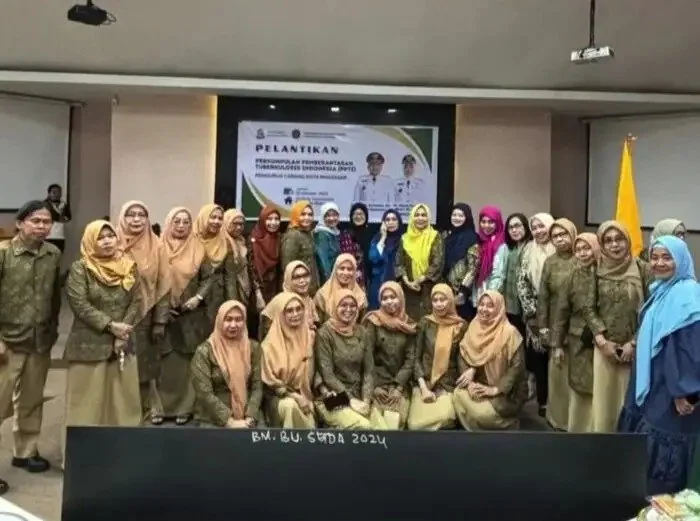 Kepala Dinas Kesehatan (Dinkes) Kota Makassar, dr. Nursaidah Sirajuddin, M.Kes., menghadiri kegiatan Pelantikan Pengurus Cabang Perkumpulan Pemberantasan Tuberkulosis Indonesia (PPTI). (Foto:ist)
