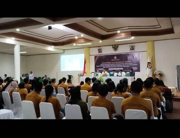 Suasana Bimtek PPK dari 21 Kecamatan Toraja Utara. (Foto : Dok. Jerni Bening).