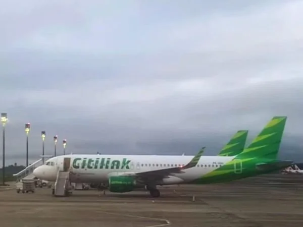 esawat Citilink terparkir di Bandara I Ngurah Rai, Denpasar. Dok. Syamsi Nur Fadhila