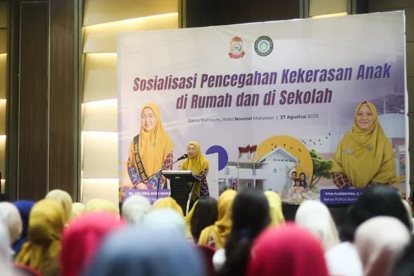 Bunda PAUD Kota Makassar, Melinda Aksa, (Dok: Ist).