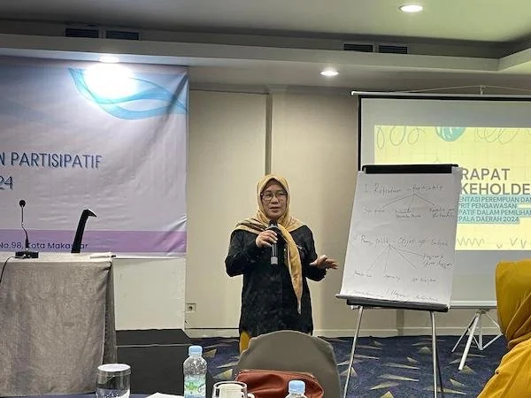 Ketua Bawaslu Sulawesi Selatan Mardiana Rusli. Foto IST