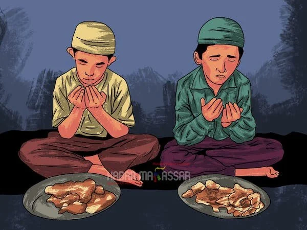 Ilustrasi makanan berbuka puasa (Dok: KabarMakassar)