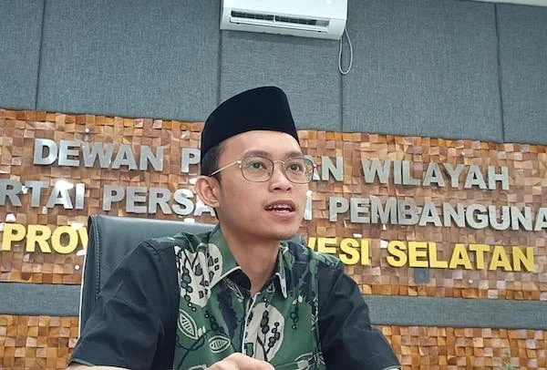 Ketua DPW PPP Sulsel, Ilham Ari Fauzi (Dok: KabarMakassar).