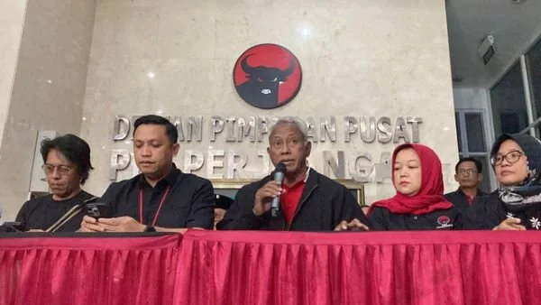 Konferensi pers PDIP terkait penetapan Hasto Kristiyanto sebagai tersangka oleh KPK (Dok : Int).