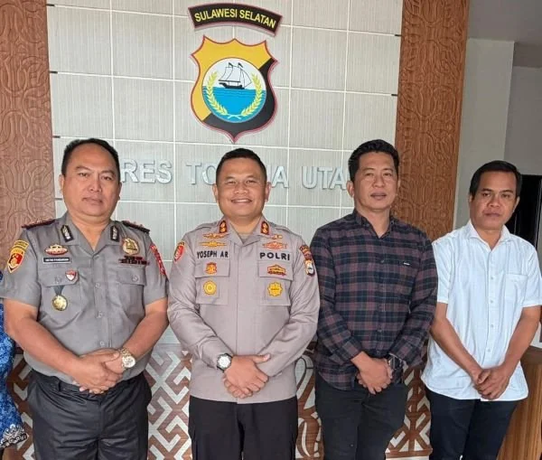 Polres Toraja Utara menerima kunjungan silaturahmi Kepala BNNK Tana Toraja (Dok: Ist)