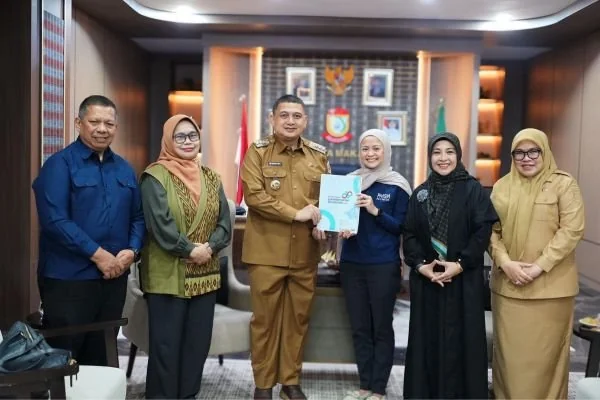 Makassar Leadership Summit (MLS) 2026 saat melakukan audiensi dengan Wali Kota Makassar, Munafri Arifuddin (Dok: Ist)