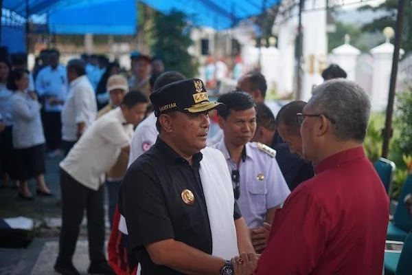 PJ Gubernur Sulbar saat berada di kabupaten Mamasa (dok:Ist)