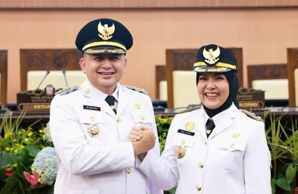 Wali Kota Makassar, Munafri Arifuddin (Appi), dan Wakil Wali Kota, Aliyah Mustika Ilham, (Dok: Ist).