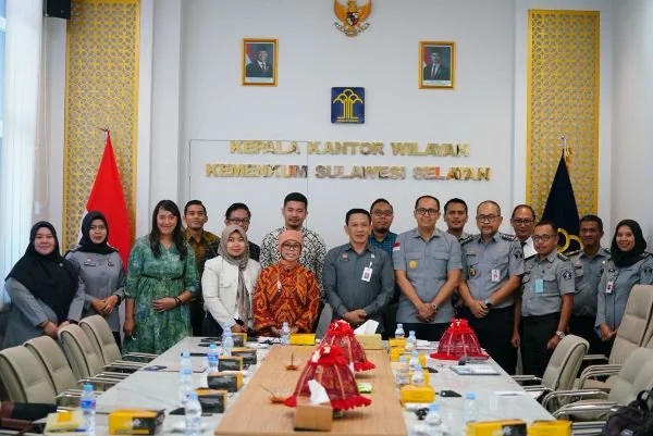 BPK RI menggelar entry meeting di Kanwil Kemenkum Sulsel (Dok : Ist).