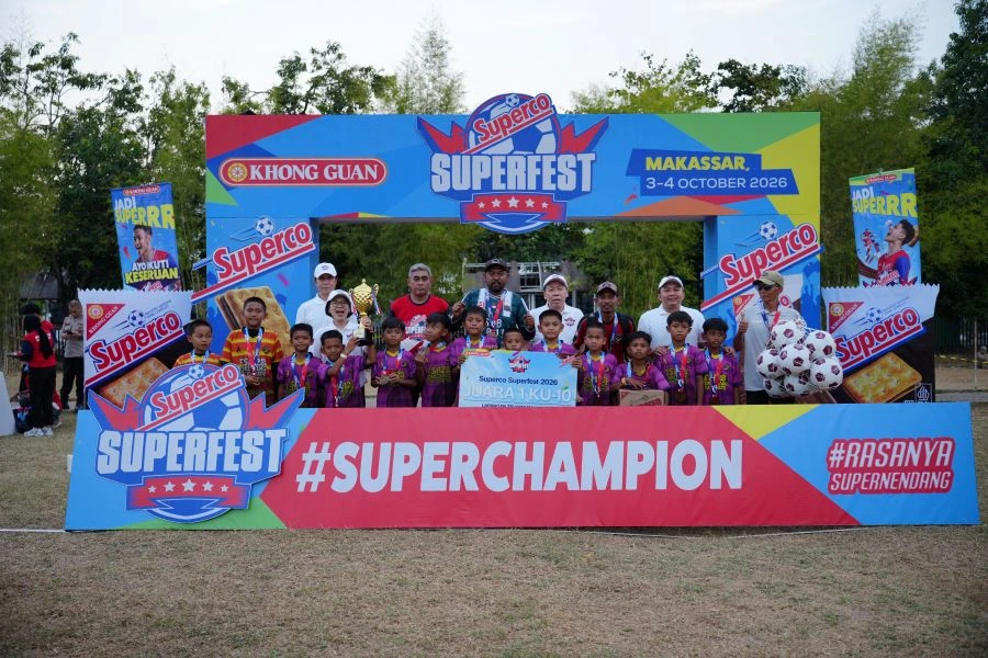 Tim Superco Superteam keluar sebagai juara usai memetik kemenangan 1-0 atas SSB Banjar Nusantara asal Kalimantan Timur (Dok: Ist)
