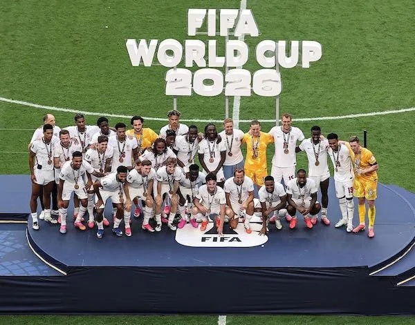 Timnas Inggris Usai Taklukkan Prancis dalam Memperebutkan Posisi Tiga Empat di Piala Dunia (Dok: Ist).