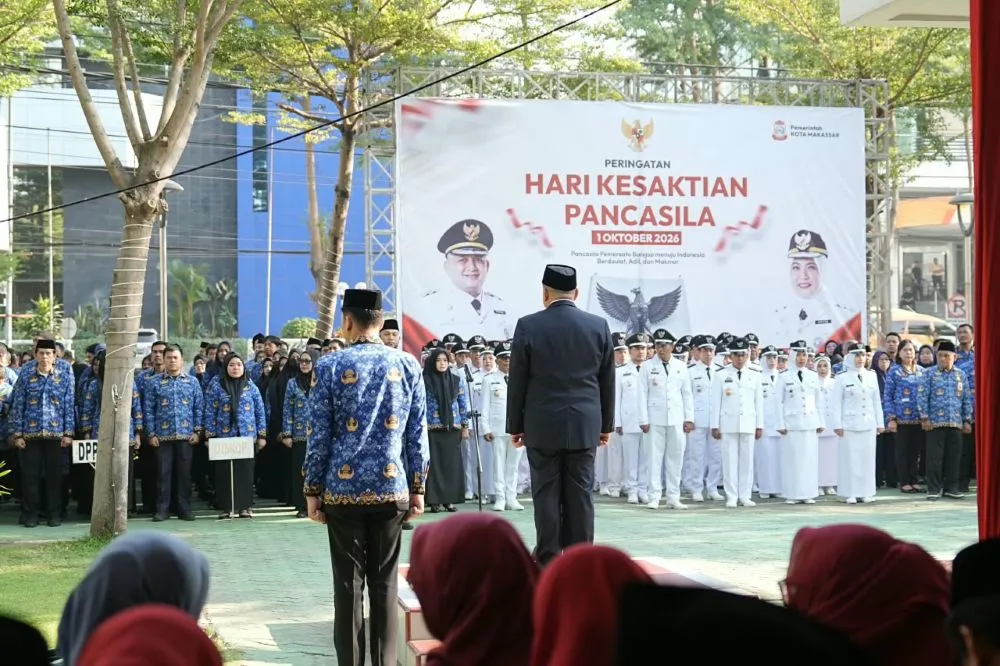 Upacara Hari Kesaktian Pancasila 2026 di Pemerintah Kota Makassar (Dok: Ist)