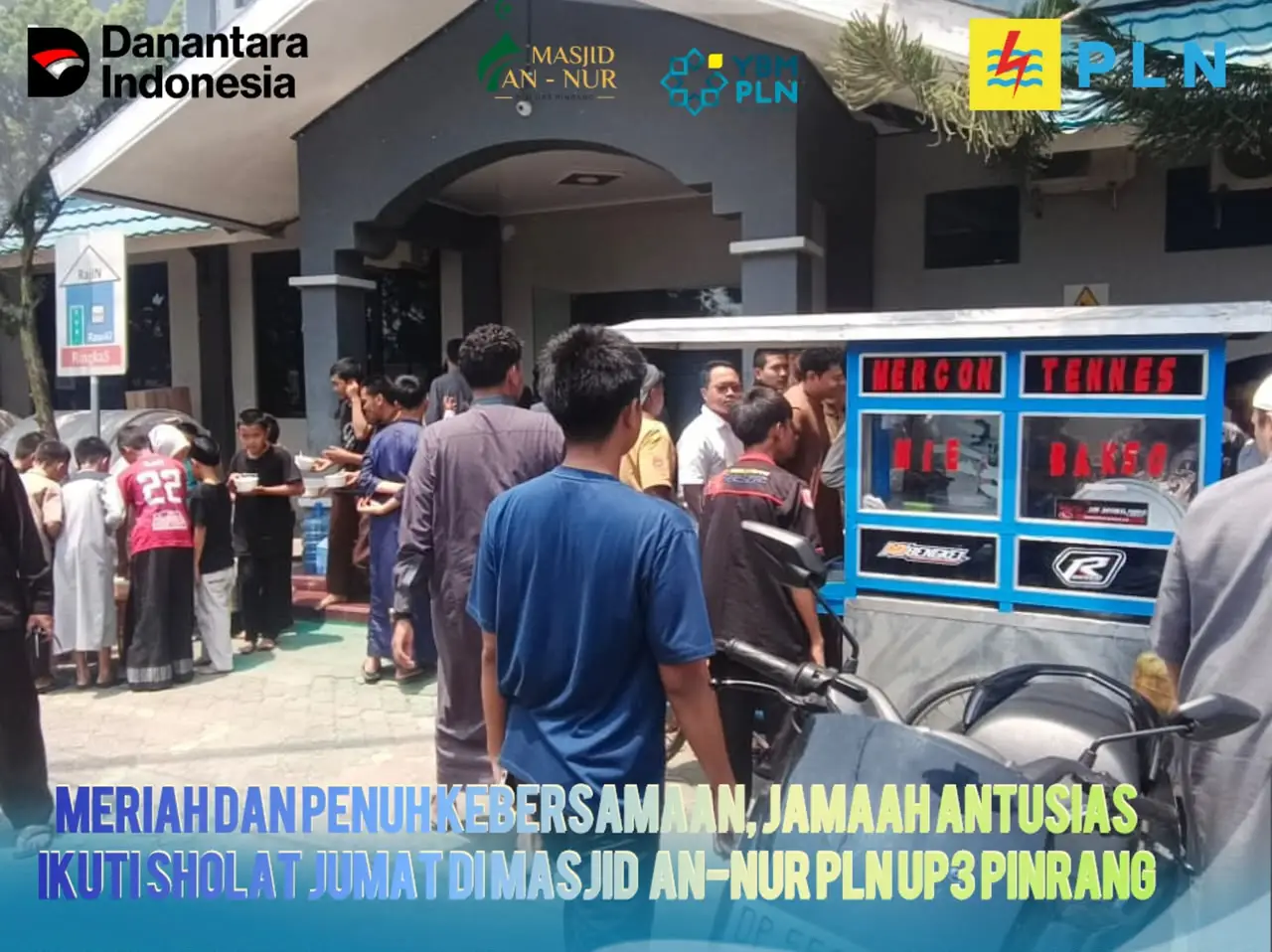 Pelaksanaan salat Jumat di Masjid An-Nur PLN UP3 Pinrang (Dok: Ist)