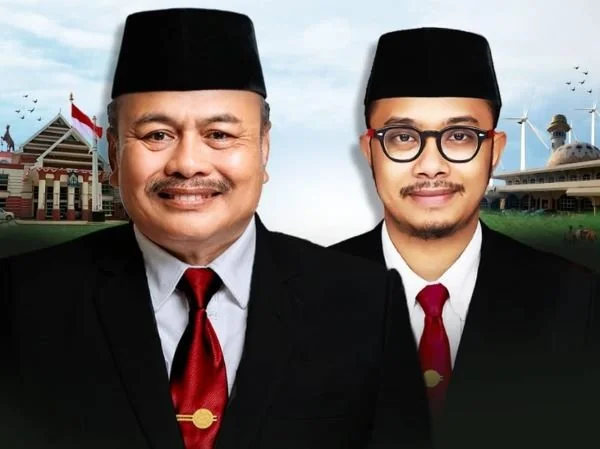 Bakal Calon Bupati Jeneponto Muhammad Sarif dan Calon Wakil Bupati Moch Noer Alim Qalby.