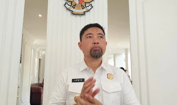 Pejabat Sementara (Pjs) Wali Kota Makassar, Andi Arwin Azis  saat ditemui di Balai Kota Makassar, Rabu (25/09) (dok Hanifah kabarMakassar)