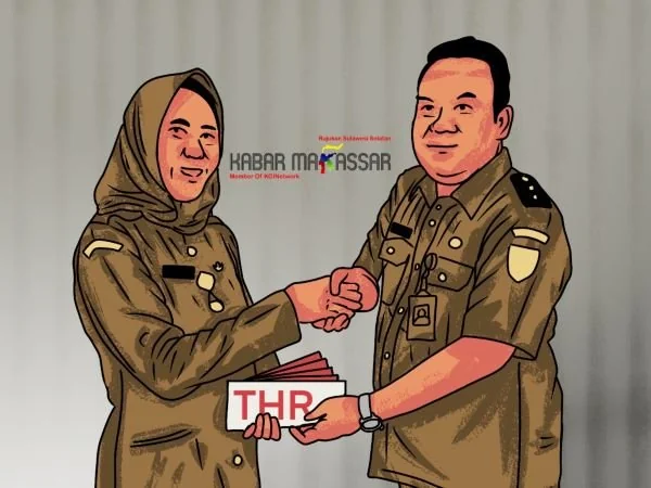 Ilustrasi THR (Dok : KabarMakassar).