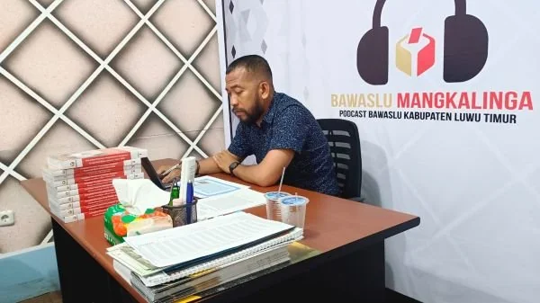 Bawaslu Luwu Timur mengikuti Rapat Koordinasi yang diselenggarakan Bawaslu Provinsi Sulawesi Selatan. (Dok: Ist)
