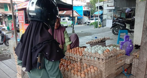 Harga Telur Ayam di Majene Tembus Rp 53 Ribu Per Rak