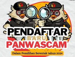 Bawaslu Mamuju Tengah Buka Kembali Pendaftaran Panwascam di 5 Kecamatan