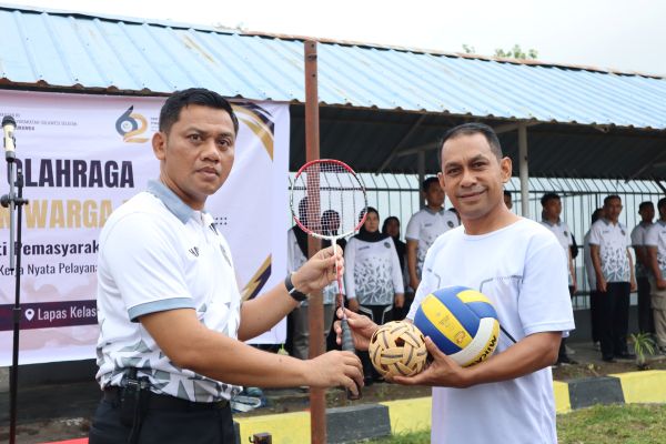 HBP Ke-62, Lapas Bulukumba Gelar Pekan Olahraga Antar Pegawai dan Warga Binaan