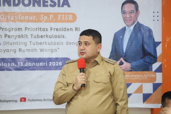 Didukung Pemerintah Pusat, Makassar Target Nol TBC dalam Tiga Tahun
