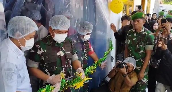 Kunker ke Jeneponto, Pangdam XIV/Hasanuddin Resmikan Dapur MBG