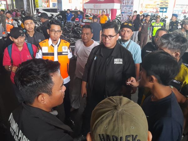Puluhan Motor Ditertibkan, Tim Satgas Bersihkan Parkir Liar Ramayana
