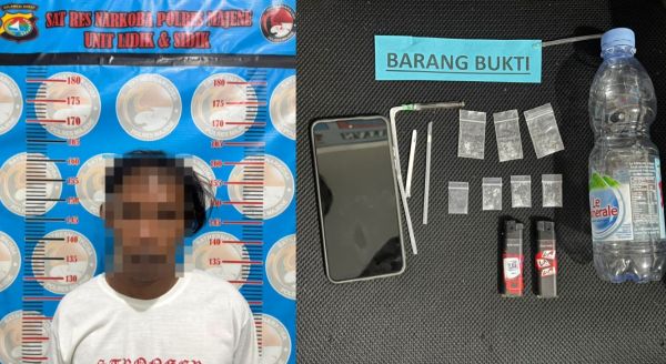 Sat Resnarkoba Polres Majene Tangkap Seorang Sopir, Enam Sachet Sabu Diamankan