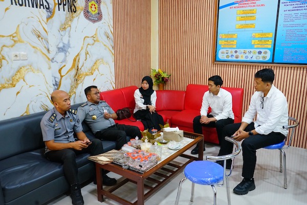 Kanwil Kemenkum Sulsel Perkuat Koordinasi dengan Korwas PPNS Polda Sulsel
