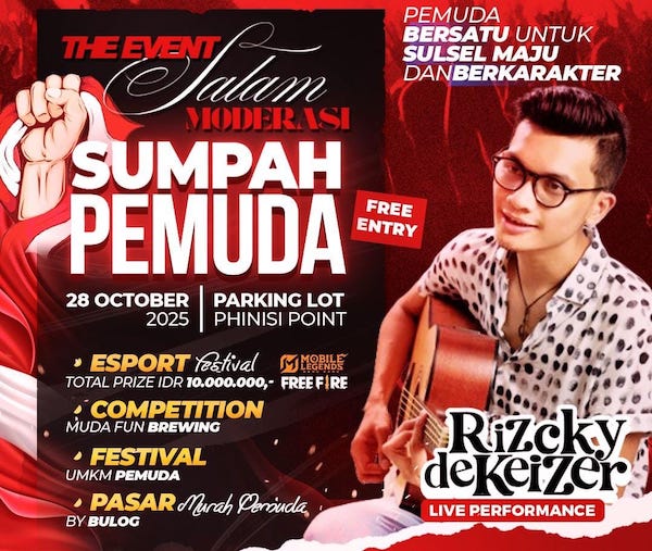 Pemuda Lintas Iman di Sulsel Rayakan Sumpah Pemuda dengan Semangat Moderasi