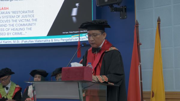 Restorative Justice Jadi Sorotan Utama dalam Pengukuhan Guru Besar Prof Amir Ilyas