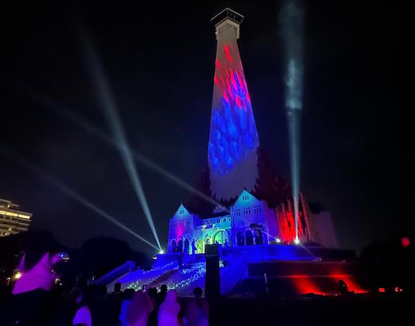 Mandala Light Symphony, Pertunjukan Seni Silang Media Pertama Karya Kolaborasi Seniman Sulsel