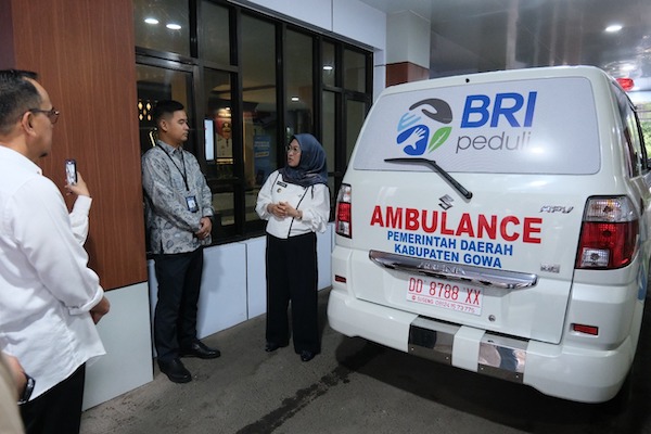 Gowa Terima Ambulans CSR BRI, Layanan Darurat Makin Cepat
