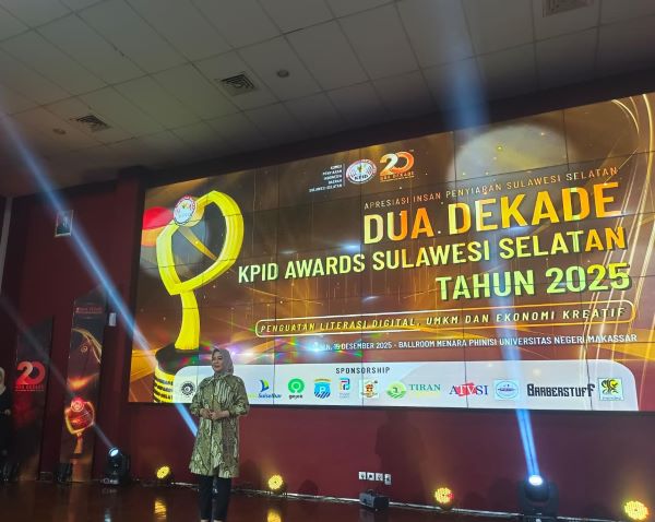 KPID Awards 2025, Wagub Sulsel Soroti Literasi Digital dan Peran Media