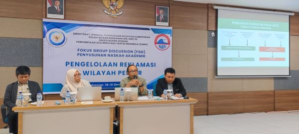 PARPI dan Kementerian KKP FGD Penyusunan Naskah Akademik Reklamasi Pesisir di Makassar 