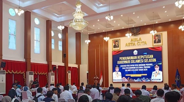 UMP Sulsel Naik Rp3,9 Juta, Berlaku 1 Januari 2026