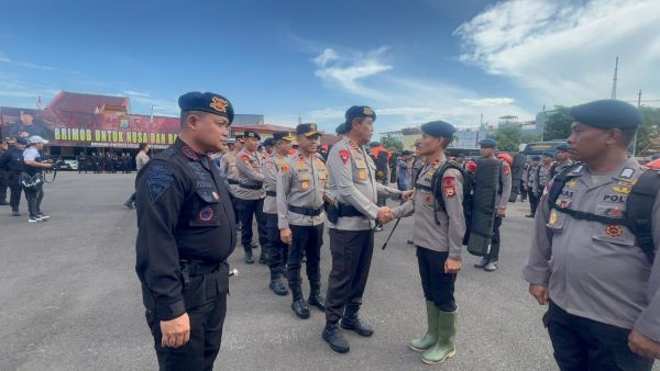 100 Personel Brimob Polda Sulsel Dikirim ke Aceh, Fokus Pengamanan dan Operasi Kemanusiaan