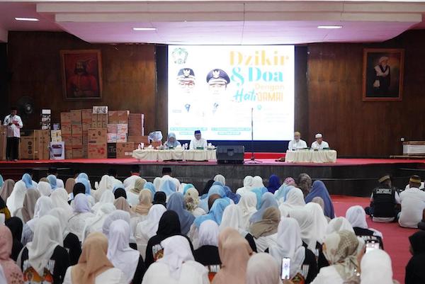 Dzikir Akhir Tahun, Husniah Tegaskan Peran Relawan Hati Damai untuk Gowa