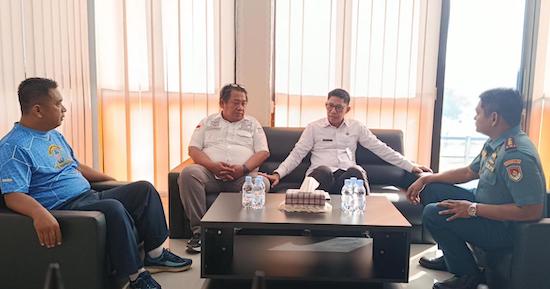 Jaga Stabilitas Pesisir, Kesbangpol Sulbar Sambangi Lanal Mamuju