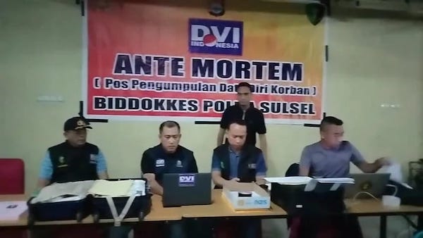 Pesawat ATR Hilang Kontak, Biddokkes Polda Sulsel Dirikan Posko Ante Mortem